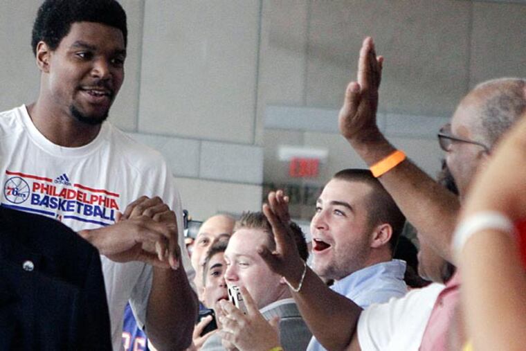 Bynum was supposed to bring about a new era in Philadelphia basketball. (AP Photo/Brynn Anderson)