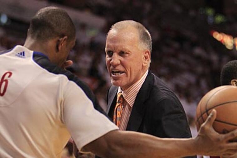 Doug Collins knows the Sixers have an uphill climb but believes his team can win. (Ron Cortes/Staff Photographer)