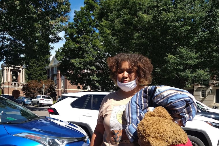 Jessie Colbert, 19, moves into her dorm for her freshman year at Sweet Briar College in rural Virginia, roughly 300 miles from her Philadelphia home.