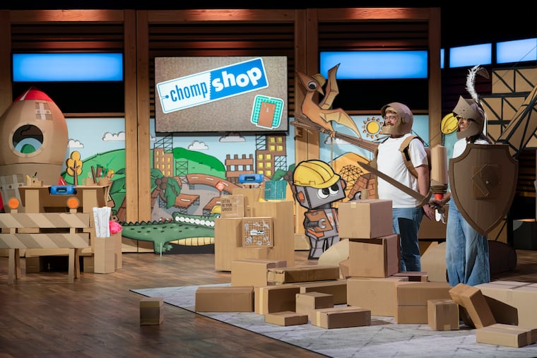 Philadelphians Max Liechty and Kausi Raman pitched their kid-friendly power tool, ChompSaw, on ABC's Shark Tank.