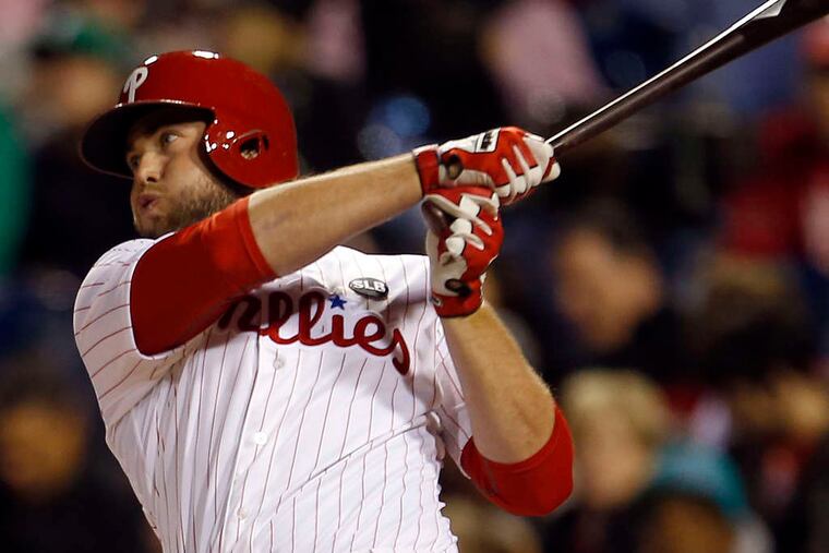 Darin Ruf hit 35 home runs in parts of five seasons with the Phillies.