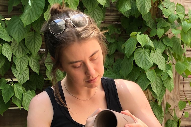 Ceramic artist Vivian Purcell chanced upon the city of Philadelphia on a layover and fell in love with its artistic details.