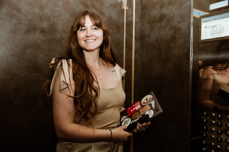 Kylie Silvestri of Haridelle, the local artist and designer behind menus for the city’s trendiest restaurants and bars.