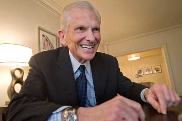 Steve Korman, CEO and chairman of the board at Korman Communities, took out an advertisement last week urging other CEOs to resist layoffs even if it means making a smaller profit. (David M. Warren / Staff Photographer)