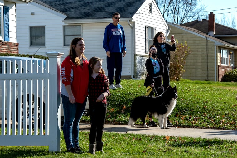 Somerdale Borough has been named one of the nation's "hottest neighborhoods" by Redfin. Earlier this week there, Sandy Keys and her daughter Caitlyn, 9, watched with other neighbors as well wishers celebrated the 100th birthday of John Welsh, a U.S. Marine Corps veteran of the Battle of Iwo Jima.