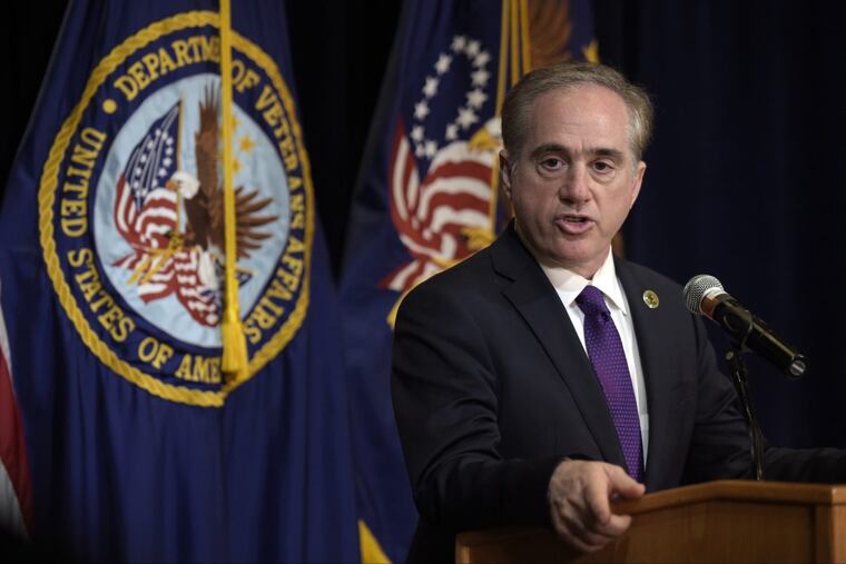 Veterans Affairs Secretary David Shulkin.