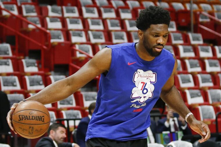 Joel Embiid believes the Sixers, up 3-1 over the Miami Heat in the first round, have what it takes to contend for a title now.