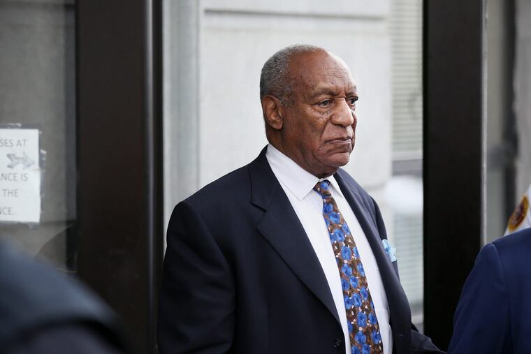 Bill Cosby leaves after the first day of sentencing in his sexual assault case at the Montgomery County Courthouse in Norristown Pa., on Monday, Sept. 24, 2018. TIM TAI / Staff Photographer