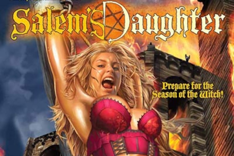 A detail from the cover of "Salem's Daughter," a title pitched as "Buffy the Vampire Slayer Meets the X-Files in The Old West."