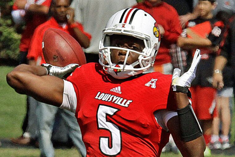 Louisville quarterback Teddy Bridgewater. (Garry Jones/AP)