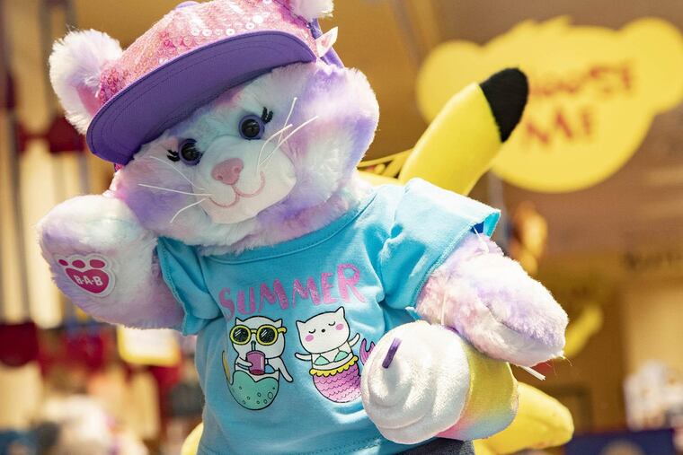 A plush toy on display at a Build-a-Bear Workshop in Florida in 2019.