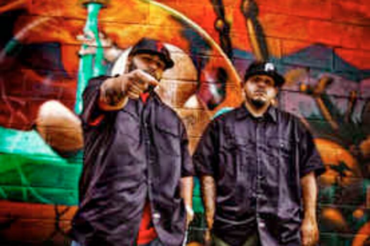 Hip-hop duo Outerspace are at the Bubble House tomorrow night.