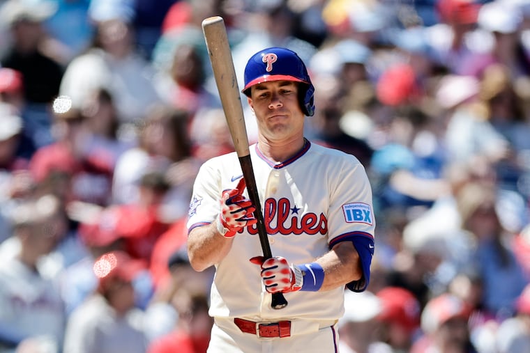 Phillies catcher J.T. Realmuto won't be able to catch Zack Wheeler's first start.