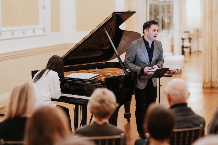 Tenor Nicholas Phan will sing at the Philadelphia Chamber Music Society's "Emerging Voices" art song festival, and he's also the project director.