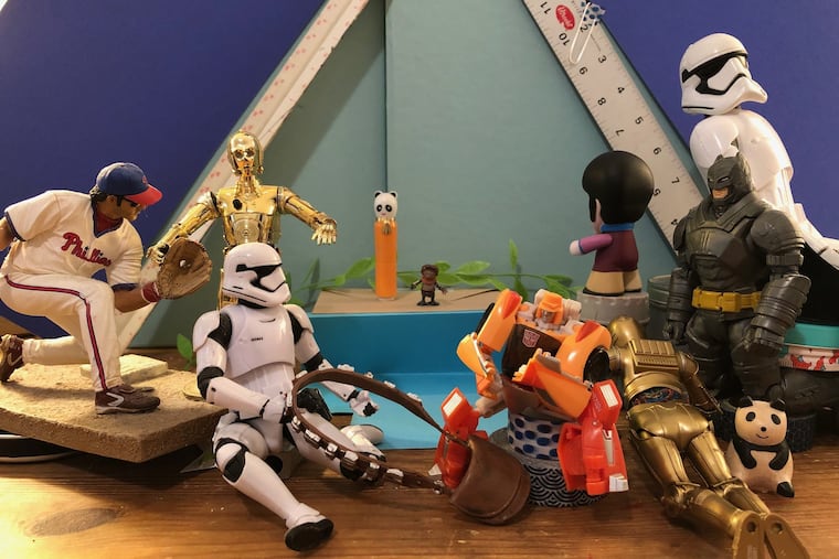 Using household objects, have your kids create a still life to photograph with your smartphone.