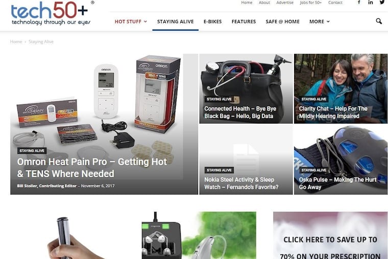 Connected health products that can keep seniors comfortable, informed or in close communication with their grown children and care providers are eyeballed by product reviewers at Tech50plus.com.