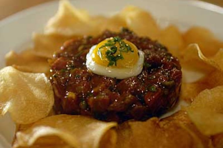 Talented chef-owner David Katz has shown a knack for transforming the mundane - such as steak tartare - into the memorable, and turning expectations on their ear. (Ron Tarver/Staff Photographer)