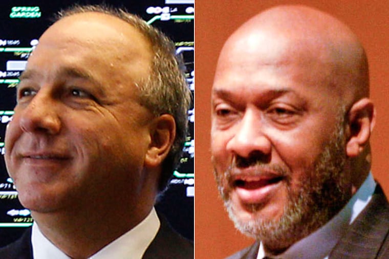 Pasquale “Pat” Deon (left) and state Rep. Dwight Evans.