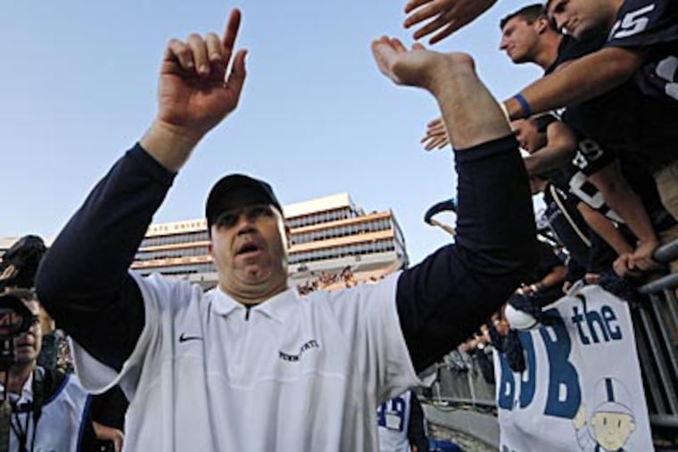 "This is a noon kickoff, and this is by far the biggest game to this point this year," Bill O'Brien said. (Gene J. Puskar/AP)