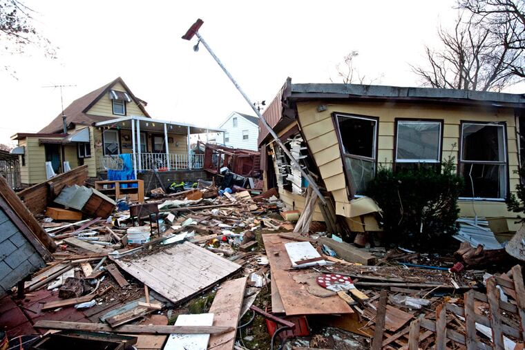 Hurricane Sandy destroyed houses and scattered belongings when it hit Nov. 12, 2012. Homeowners can ease recovery from natural disaster by creating an inventory of their possessions.