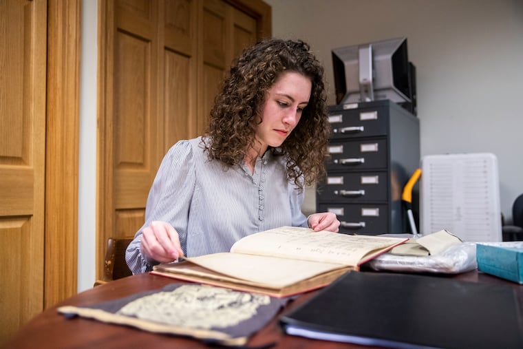 Villanova graduate student Angelina Lincoln scoured the archives of Saint Thomas of Villanova monastery in researching the life of William Moulden, born an indentured servant, who left his $10,000 farm to the financially struggling school in the late-19th century.