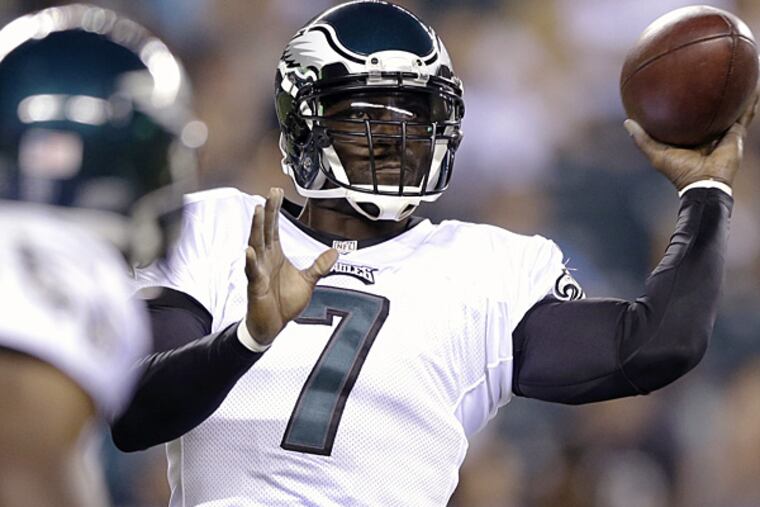 Eagles quarterback Michael Vick. (Matt Rourke/AP)