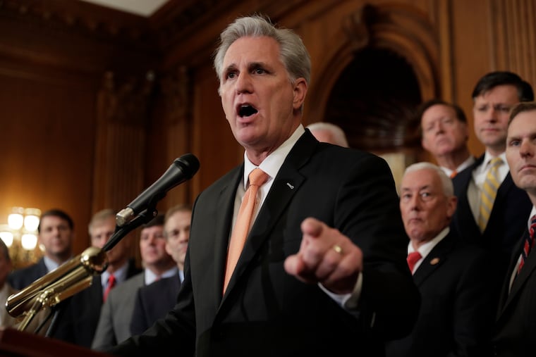 House Minority Leader Kevin McCarthy.