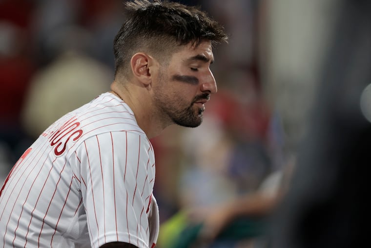 Nick Castellanos entered Saturday's game mired in a 3-for-29 slump.