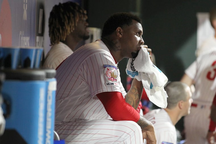 Juan Nicasio, shown in May, was the Phillies' most-used reliever in June.