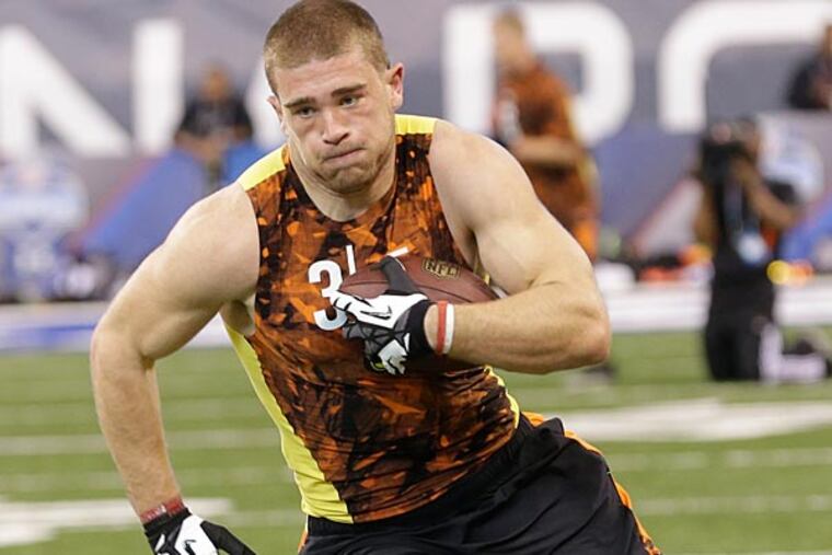 The Eagles selected Stanford's Zach Ertz in the second-round of the 2013 NFL Draft.(AP Photo/Dave Martin)