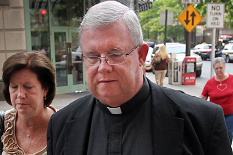 Msgr. William J. Lynn is charged with shielding abusive priests. (Alejandro A. Alvarez / Staff Photographer)