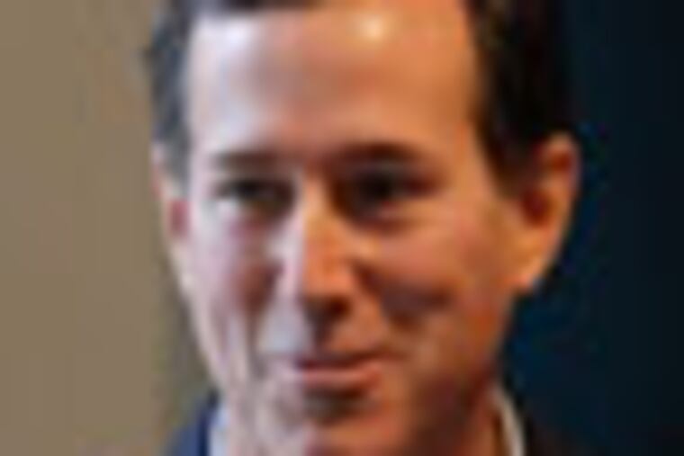 Republican presidential hopeful, former Pennsylvania Senator Rick Santorum, speaks to local residents during a campaign stop at the Monarch restaurant, Tuesday, Dec. 20, 2011, in Pella, Iowa. (AP Photo/Charlie Neibergall)