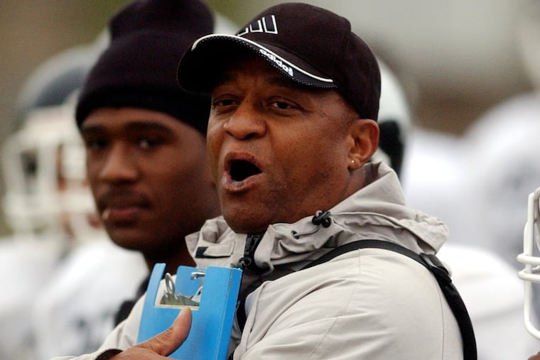 A disciplinarian, Mr. Prewitt coached the William Penn High School football team through tumultuous seasons in 2004 and 2005.