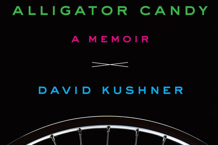 Detail from the book jacket of David Kushner's memoir "Alligator Candy."