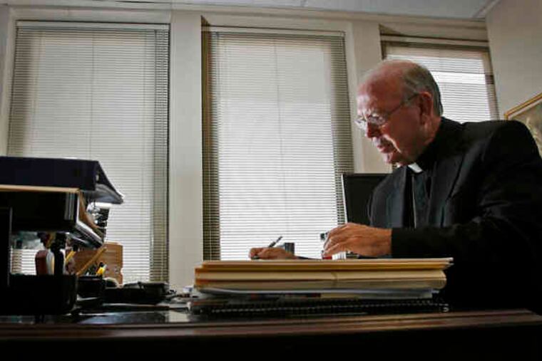 Bishop Joseph P. McFadden, who oversees Catholic education, said the Archdiocese was considering consolidating some high schools, but that no decision had been made. Two high schools in South Philadelphia were consolidated in 2004.