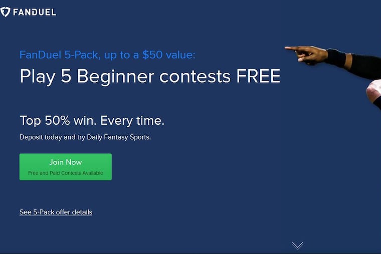 screen grab from FanDuel website. The firm faces an uncertain future