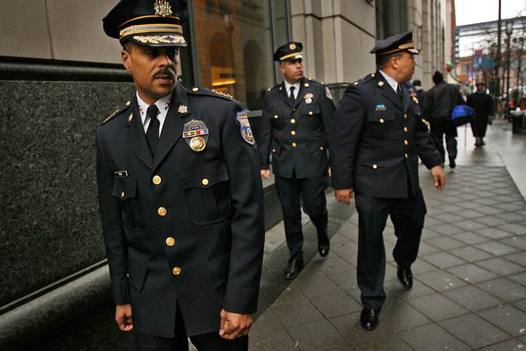 Richard J. Ross Jr. (left), first deputy commissioner. “If I were mayor, he’d be my choice,” Commissioner Charles H. Ramsey said. (ALEJANDRO A. ALVAREZ/Staff Photographer)