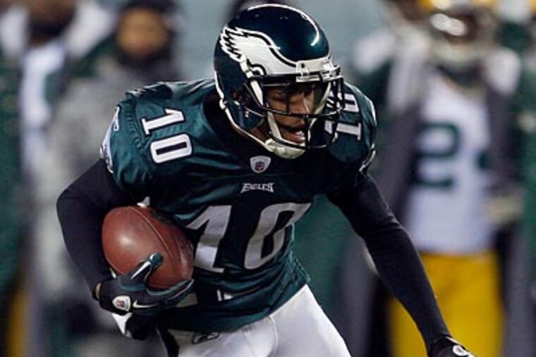 DeSean Jackson has one year left on his rookie contract. (Yong Kim/Staff Photographer)