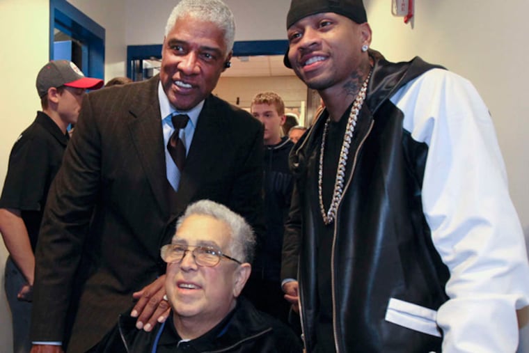 Jeffrey Millman was at a dedication last week, along with Julius Erving and Allen Iverson.