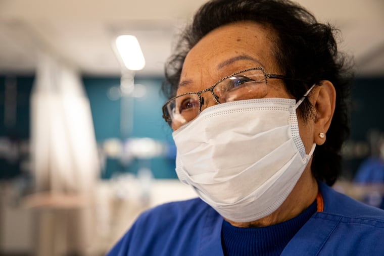 Mercedes 'Mercy' Kallal, 82, of Washington Township, N.J., is a Registered Nurse and works full time at Jefferson Washington Township Hospital. She intends to keep working as long as she is mentally and physically able to care for her patients.