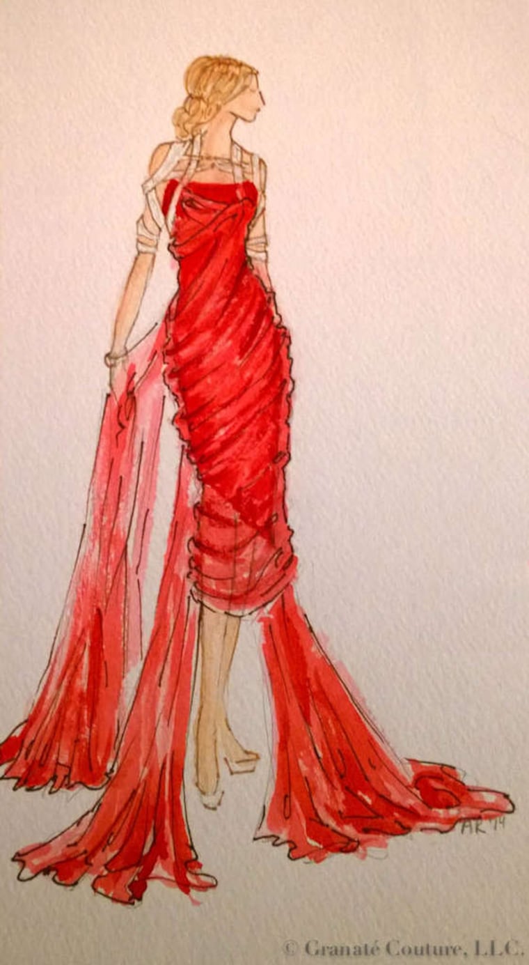 strapless open back dress Elegant Red Faux Blooming Gown with Embroidery Zari & Sequins Work + D –  VASTRALYN main image 0