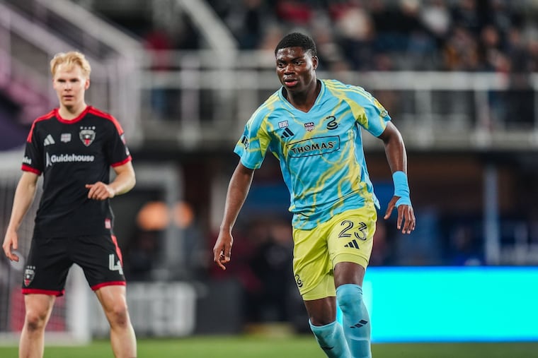 The Union's Ezekiel Alladoh was sent off from Saturday's loss to D.C. United after ther referee said Alladoh "directed an obscene gesture and language” at a D.C. player.