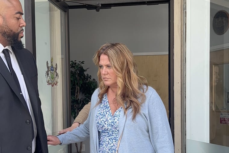 Christina Solometo at her preliminary hearing earlier this year at Prospect Park District Court.