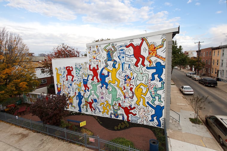 "We the Youth," seen here in 2013, sits at 22nd and Ellsworth Streets, with a small park next to it.