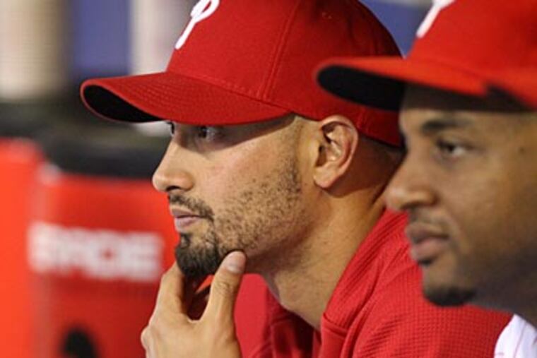 Shane Victorino was placed on the 15-day disabled list, retroactive to July 4. (David Swanson/Staff Photographer)