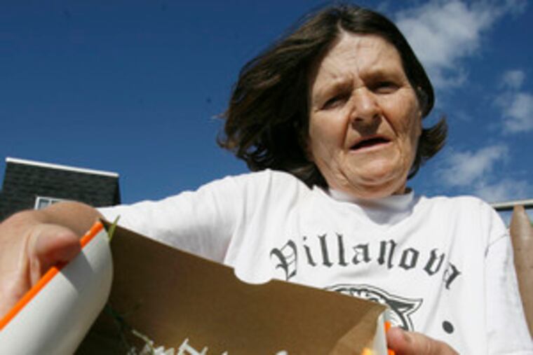 Ellen Maenner said she collected about 100 used syringes in less than an hour at two spots in Kensington.