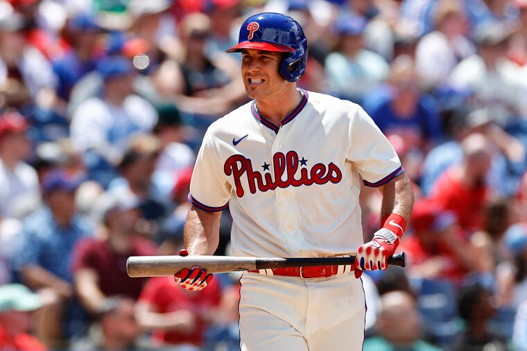 Phillies catcher J.T. Realmuto at bat against the New York Mets on June 25.