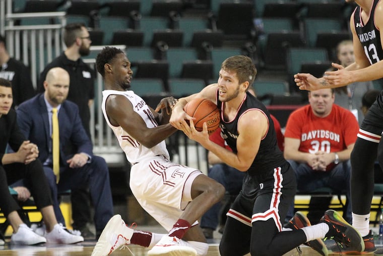 Temple's Shizz Alston (left) has scored at least 13 points in all but one game this season.