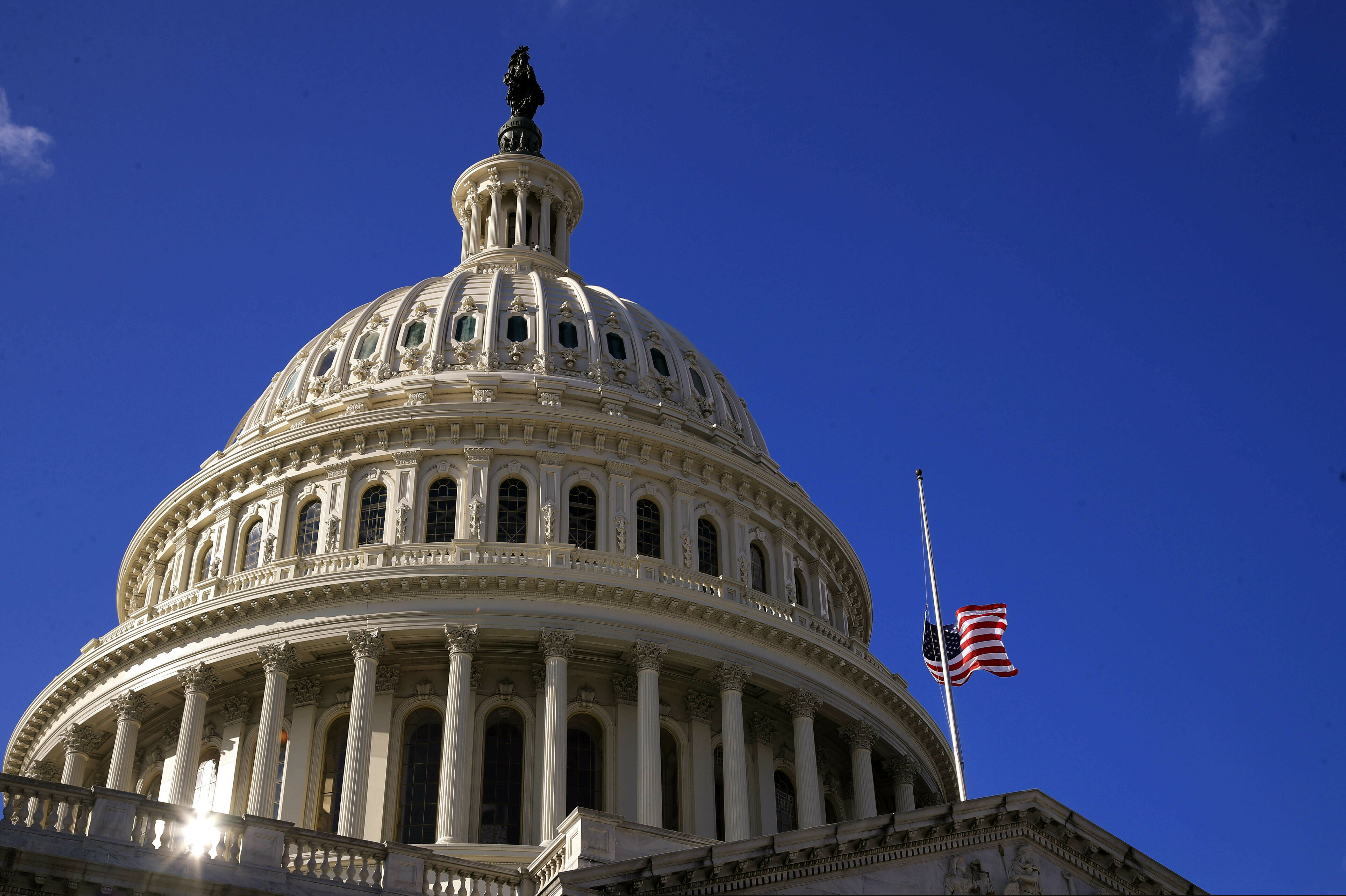 FILE - This Dec. 24, 2018, file photo shows the U.S. Capitol dome in Washington.