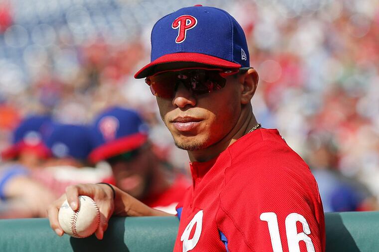 Phillies second baseman Cesar Hernandez.